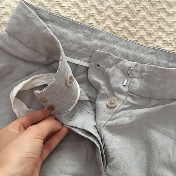 Wilfred grey Allegra linen ribbon shorts | size 0 Aritzia - Picture 7 of 10